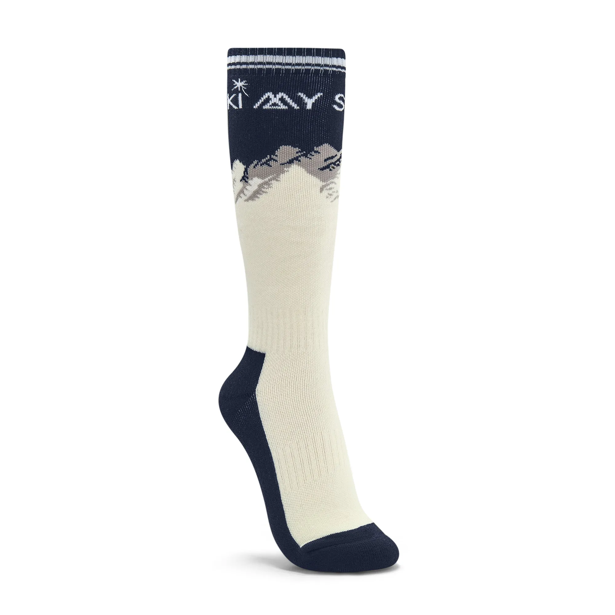 Merino Blend Performance Ski Sock - Navy sold by My Sunday Ski product image thumbnail 2