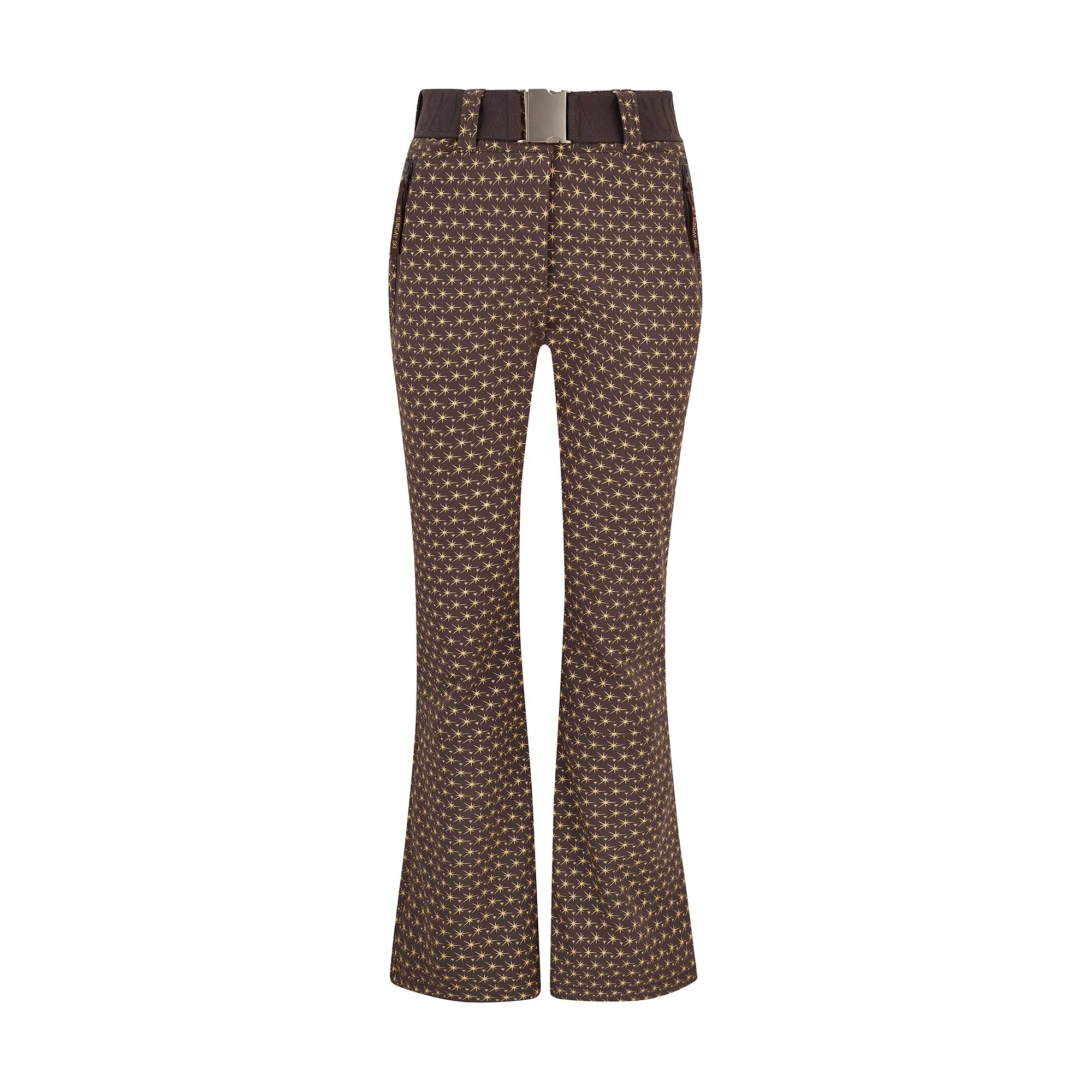 Apricity Ski Pants - Chocolate / Gold sold by My Sunday Ski