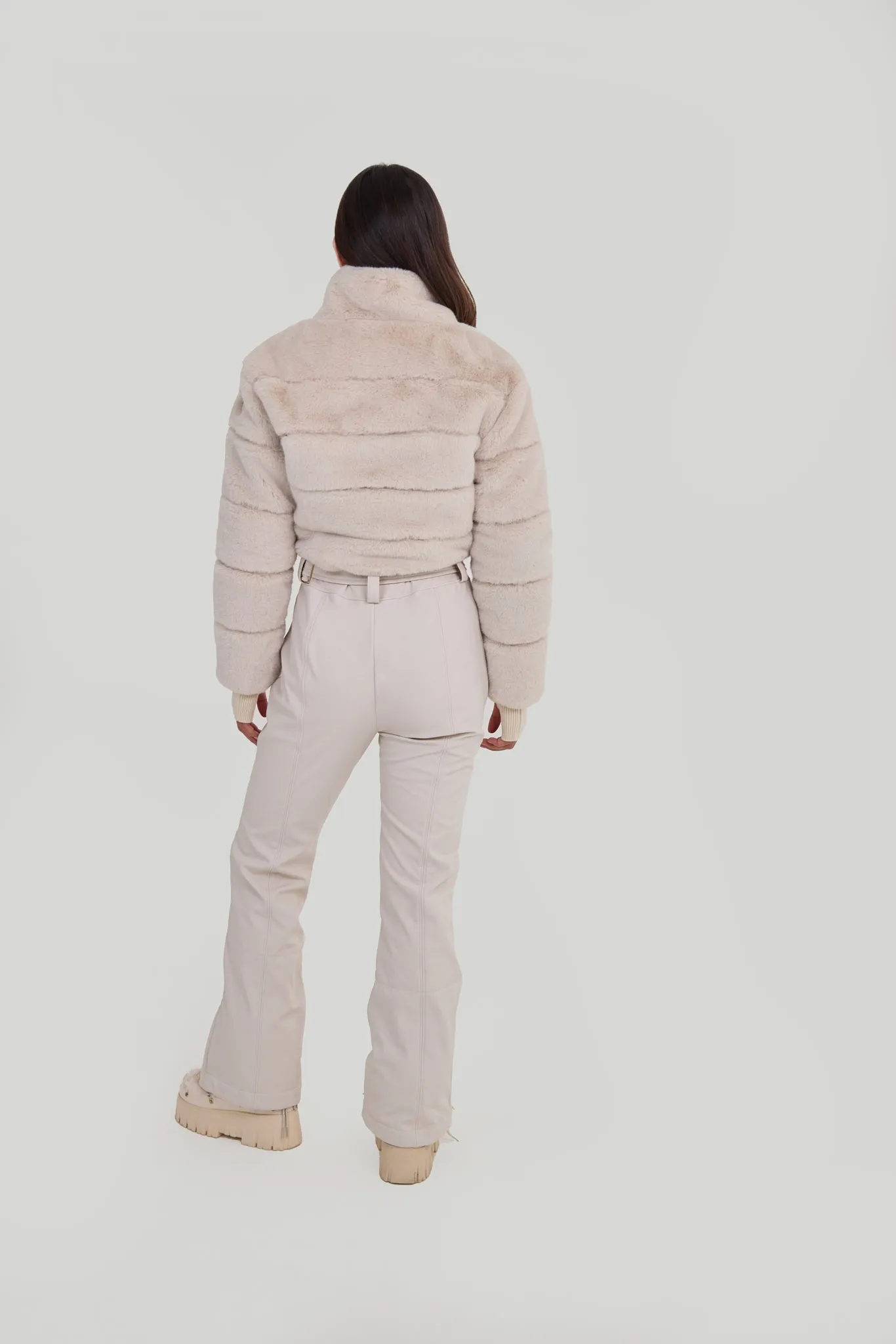 Altitude Faux Fur Ski Suit - Crème sold by My Sunday Ski product image thumbnail 4