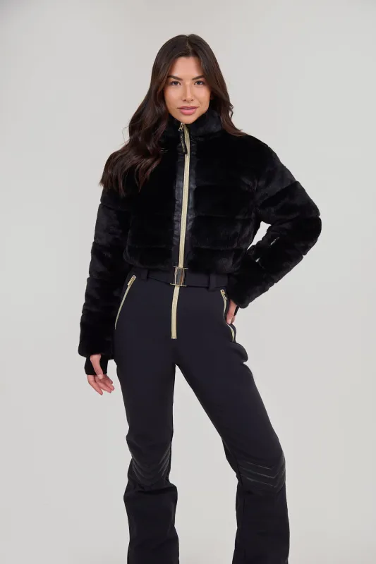 Altitude Faux Fur Ski Suit - Panthère sold by My Sunday Ski
