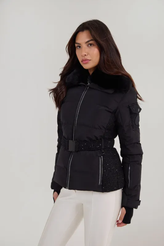 Soirée Ski Jacket - Black made by My Sunday Ski