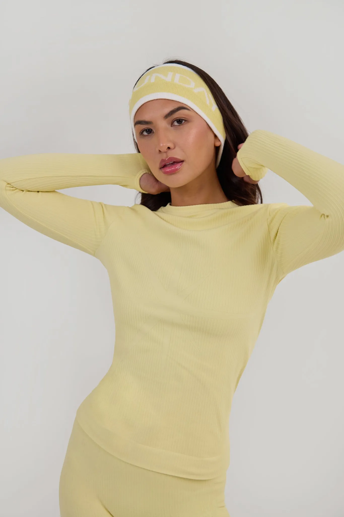 Headband - Yellow Logo sold by My Sunday Ski product image thumbnail 2