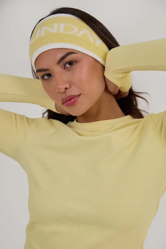 Headband - Yellow Logo sold by My Sunday Ski