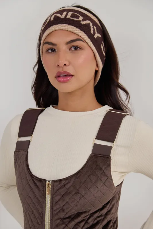 Headband - Chocolate Logo sold by My Sunday Ski