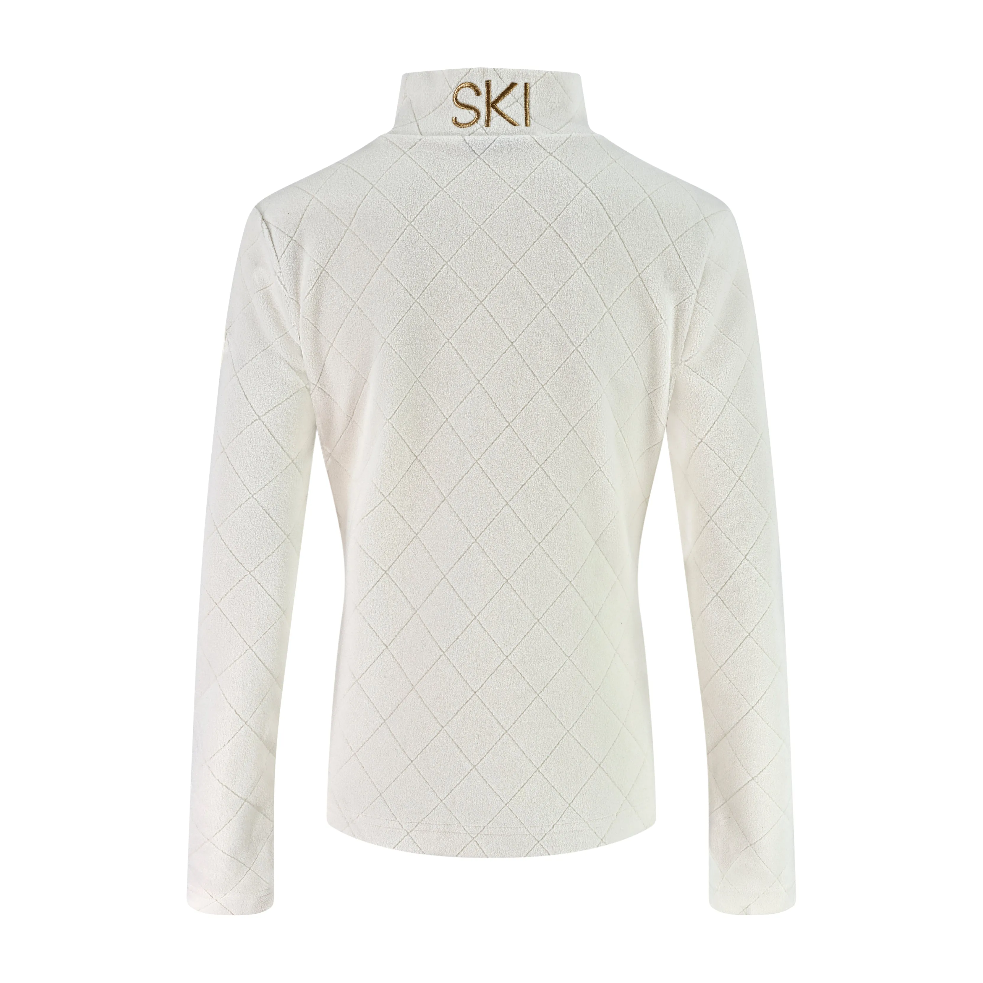 Diamond Fleece Mid Layer - Off White sold by My Sunday Ski product image thumbnail 5