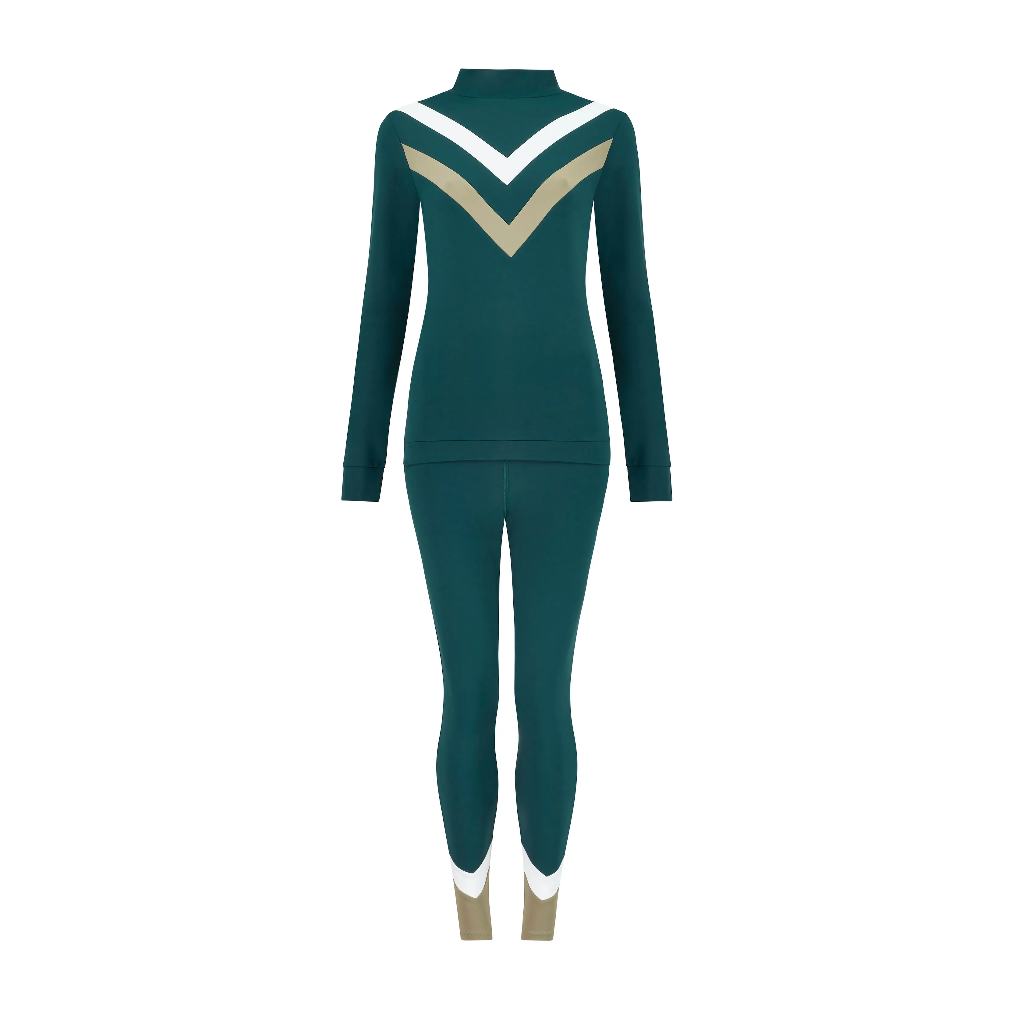 Chevron Base Layer Set - Forest Green sold by My Sunday Ski product image thumbnail 4