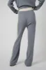 Wide Leg Cashmere Pants - Ice Grey / White sold by My Sunday Ski